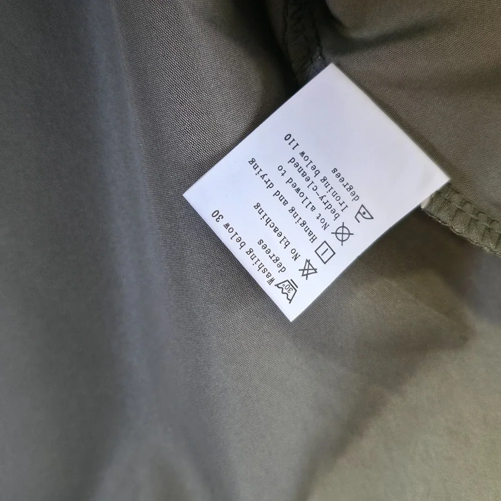 Lexiart Men's Green Quarter Button‎ Long Sleeve Pullover Shirt Size 2XL NWT
